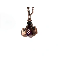 Chessex D10 Dice Pendant d10 w/ Old Copper Finish