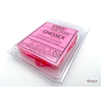 CHX 23284 Translucent Pink/white Ten d10 Set