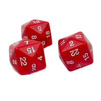 CHX KOP11792 24 Sided Die Red/white