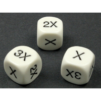 CHX KOP11920 16mm Algebra d6 White/black ( X 2X 3X)