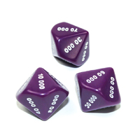 CHX KOP13213 d10 Opaque 10 000 Purple/white