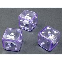 CHX KOP10301 19mm Double Dice Purple/white