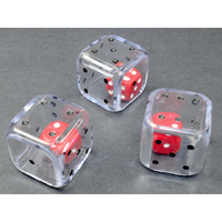 CHX KOP10305 25mm Double Dice Clear/black