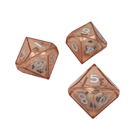 CHX KOP12595 10 Sided Double Dice Red Translucent