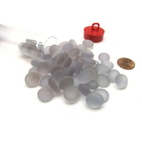 Gaming Stones Crystal Lilac Frosted Glass Stones (Qty 23-27) in 4" Tube