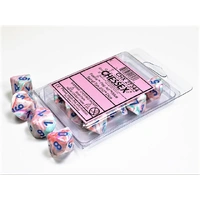 Chessex D10 DiceFestive Pop Art/blue Set of Ten d10s