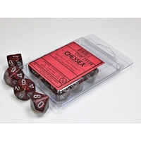 Chessex D10 DiceSpeckled Silver Volcano Set of Ten d10s