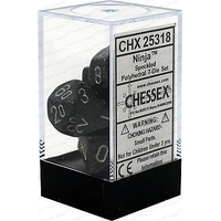 D7-Die Set Dice Speckled Polyhedral Ninja (7 Dice in Display)