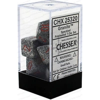 Chessex D7-Die Set  Speckled Polyhedral Granite 7-Die Set