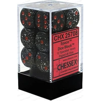 Chessex D6 Speckled 16mm d6 Space Dice Block (12 dice)