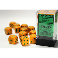 CHX 25712 Speckled Lotus 16mm d6 Dice Block (12 dice)