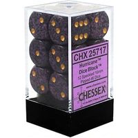 Chessex D6 Speckled 16mm d6 Hurricane Dice Block (12 dice)