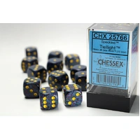 Chessex D6 DiceSpeckled 16mm d6 Twilight Dice Block (12 dice)