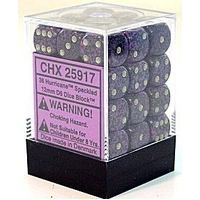 Chessex D6 Speckled 12mm d6 Hurricane Dice Block (36 dice)