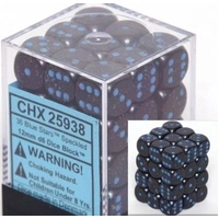 Chessex D6 Speckled 12mm d6 Blue Stars Dice Block (36 dice)