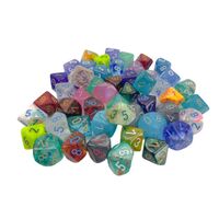 CHX 29210 Signature Bag of 50 Assorted Polyhedral d10