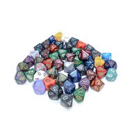 CHX 29310 Speckled Bag of 50 Assorted Polyhedral d10