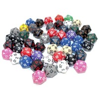 CHX 29420 Opaque Bag of 50 Assorted Polyhedral d20