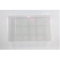 Chessex Small Sampler 6 Compartments Clear Plastic Storage Container