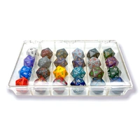 Chessex BULK D20 Dice Speckled 34mm d20s Loose Dice Sampler (24 dice) 