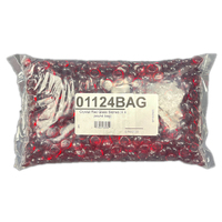 CHX 01124BAG Translucent Red Glass Stones Bag