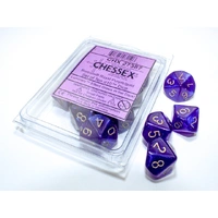 Chessex D10 DiceBorealis Royal Purple/gold Luminary Set of Ten Luminary d10