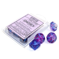 Chessex D10 DiceNebula Nocturnal/blue Luminary Set of Ten d10s