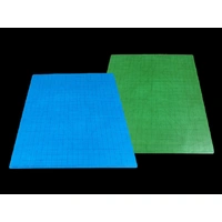 Battlemat 1" Reversible Blue-Green Squares (23 ½" x 26" Playing Surface)