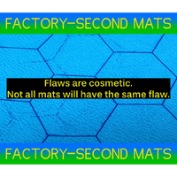 CHX 96665F Factory-Second Battlemat 1" Reversible Blue-Green Hexes