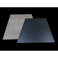 Battlemat 1" Reversible Black-Grey Hexes (23 ½" x 26" Playing Surface)