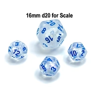 Chessex D12 Dice Borealis Mini-Polyhedral Icicle/light blue Luminary d12