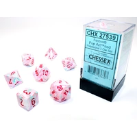 Chessex D7-Die Set Festive Polyhedral Pop Art/red 7-Die set