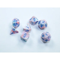 Chessex D7-Die Set Festive Mini-Polyhedral Pop Art/blue