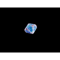 Chessex Tens 10 Dice Festive Mini-Polyhedral Pop Art/blue Tens 10