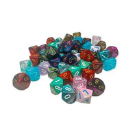 CHX LE918 Bag of 50  Assorted Loose Mini-hedral d10s - 2nd Release