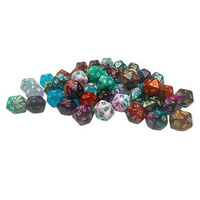 CHX LE919 Bag of 50  Assorted Loose Mini-hedral d20s - 2nd Release