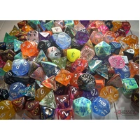 Chessex 200 Individual Polyhedral Discontinued & Lab Dice Sale Bag