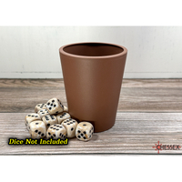 CHX 89009 Flexible Dice Cup Brown