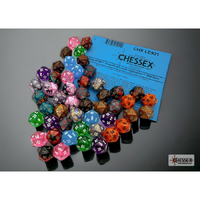 CHX LE921 Bag of 50  Assorted Loose Mini-hedral d20s - 3rd Release