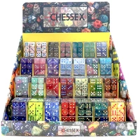 Chessex BULK D6 Box of 50 Signature 16mm Dice Blocks