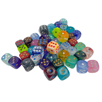 CHX 29222 Bag of 50 Assorted Loose Signature 12mm w/pips d6 Dice