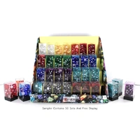 Chessex BULK D7-Die Box of 50 Translucent Polyhedral Dice Sets