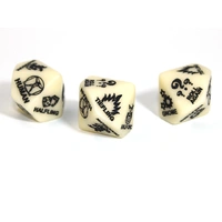 Chessex D10 Dice5th Edition Race d10 (Custom engraved)