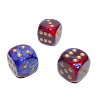 Chessex D6 Dice Gemini 20mm w/pips Blue-Magenta/gold d6