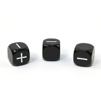 CHX GGGBLACK Black Fudge Dice