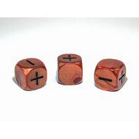 CHX GGGBRONZE Bronze Olympic Fudge Dice