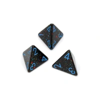 Chessex D4 Dice Speckled Polyhedral Blue Stars d4