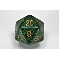 Chessex D20 Dice Speckled 34mm Golden Recon d20