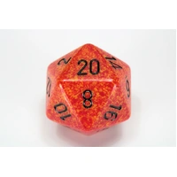 Chessex D20 Dice Speckled 34mm Fire d20