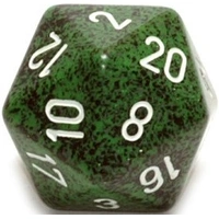 D20 Dice Speckled 34mm Recon